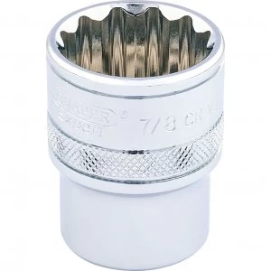 Image of Draper 3/8" Drive Polished Finish Hi Torq Bi Hexagon Socket Imperial 3/8" 7/8"