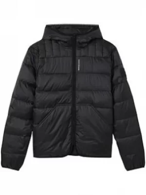 Image of Calvin Klein Jeans Ck Jeans Padded Jacket, Black Size M Men
