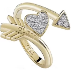 Image of Ladies Guess Cupid Gold Ring