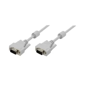 Image of LogiLink D-Sub, 3m VGA cable VGA (D-Sub) Grey