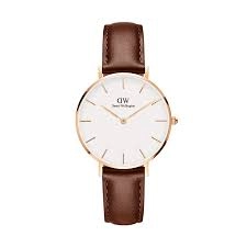 Image of Daniel Wellington White And Tan 'Petite 32 St Mawes S White' Watch - DW00100187 - multicoloured