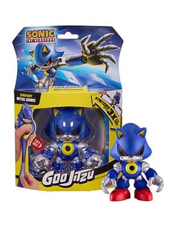 Image of Heroes of Goo Jit Zu Sonic the Hedgehog - Metal Sonic Stretchy Hero! Squeeze and stretch Sonic's body up to 3 times its size!