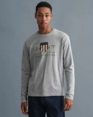 Image of GANT Archive Shield Long Sleeve T-Shirt
