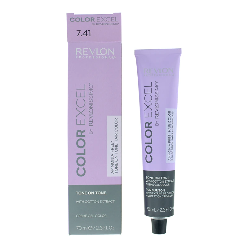 Image of Revlon Revlonissimo Colorsmetique Color Excel 7.41 Dark Chestnut Ash Blonde Hair