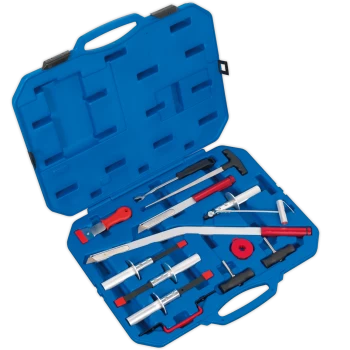 Image of Sealey WK14 14 Piece Professional Windscreen Removal Tool Kit