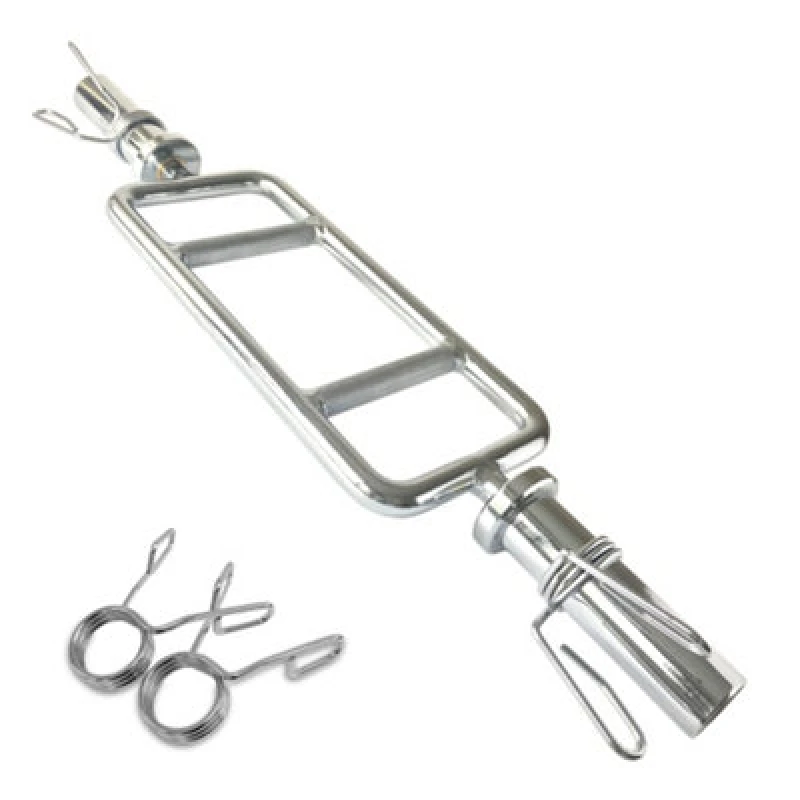 Image of Body Revolution Olympic Super Curl EZ Barbell Bar Silver unisex