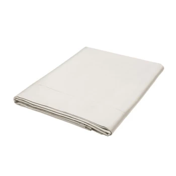 Image of Bedeck of Belfast Fine Linens 600TC Plain Dye Flat Sheet - CASHMERE