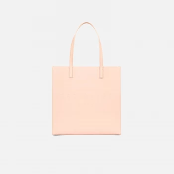 Image of Ted Baker Womens Soocon Crosshatch Large Icon Bag - Pink