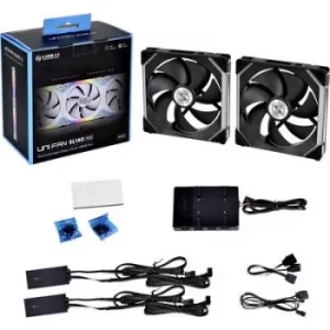 Image of Lian Li UF-SL140-2B PC fan Black (W x H x D) 140 x 140 x 25 mm