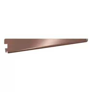 Image of Rothley Twin Slot Shelving Kit In Antique Copper 8" Brackets And 48" Uprights