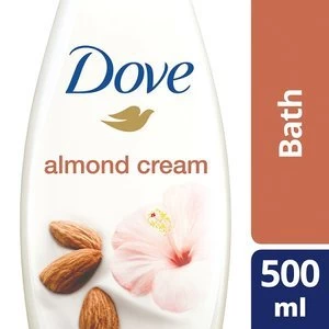 Image of Dove Purely Pampering Almond Caring Cream Bath 500ml