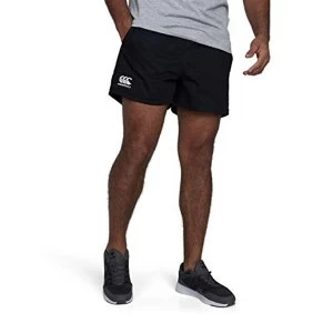 Image of Canterbury Mens Professional Cotton Rugby Shorts, Black, Medium