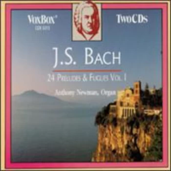 Image of JS Bach 24 Preludes & Fugues - Volume 1 by Johann Sebastian Bach CD Album