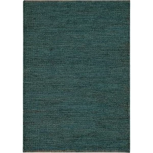 Image of Asiatic Jute Runner - 200 x 66cm - Teal