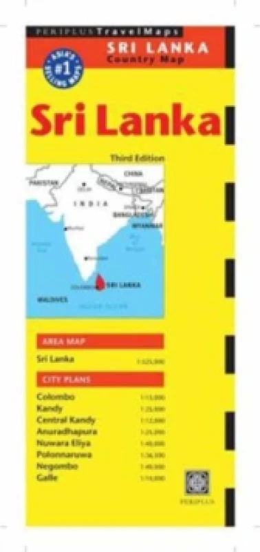 Image of Sri Lanka Travel Map Third Edition Sheet map, folded