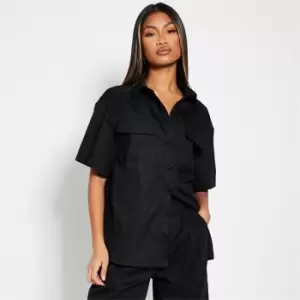 Image of I Saw It First Twill Utility Shirt Co-Ord - Neutral