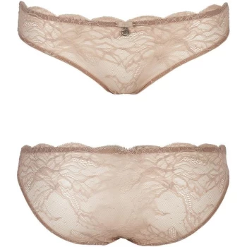 Image of Emporio Armani Virtual Lace Briefs Nude Size L Women