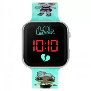 Image of LOL Surprise Kid's Digital Blue Silicone Strap Watch