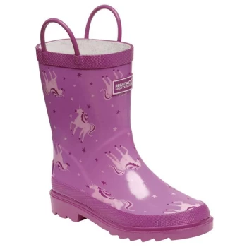 Image of Regatta Minnow Junior Wellies - Pink