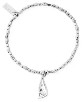 Image of ChloBo SBCFR3238 Soul Glow Interlocking Heart And Angel Wing Jewellery