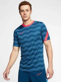 Image of Nike Academy Dry Tee - Blue