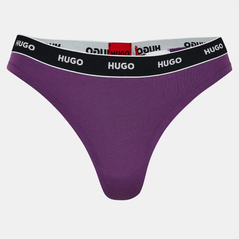 Image of Hugo THONG STRIPE PYP 10240727 01 - Purple Purple 10