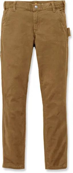 Image of Carhartt Slim Fit Crawford Women Pants, beige, Size 38