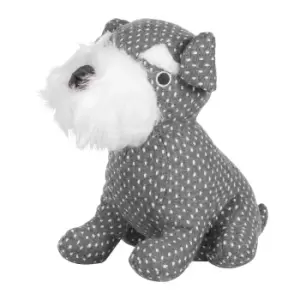 Image of Sloane Schnauzer Polka Doorstop Grey