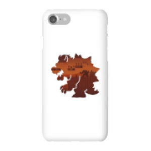 Image of Nintendo Super Mario Bowser Silhouette Phone Case - iPhone 7 - Snap Case - Gloss