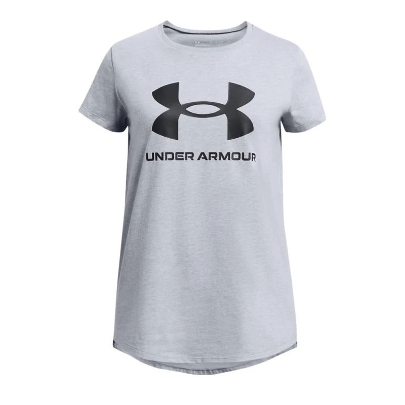 Image of Under Armour Sportswear Logo T-Shirt - Grey Grey 5 - 6 Years