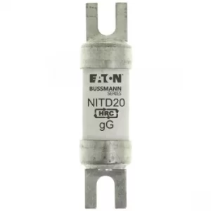 Image of Bussmann NITD20 20A 550Vac BS88 Bolted Tag A1 British Standard Fuse