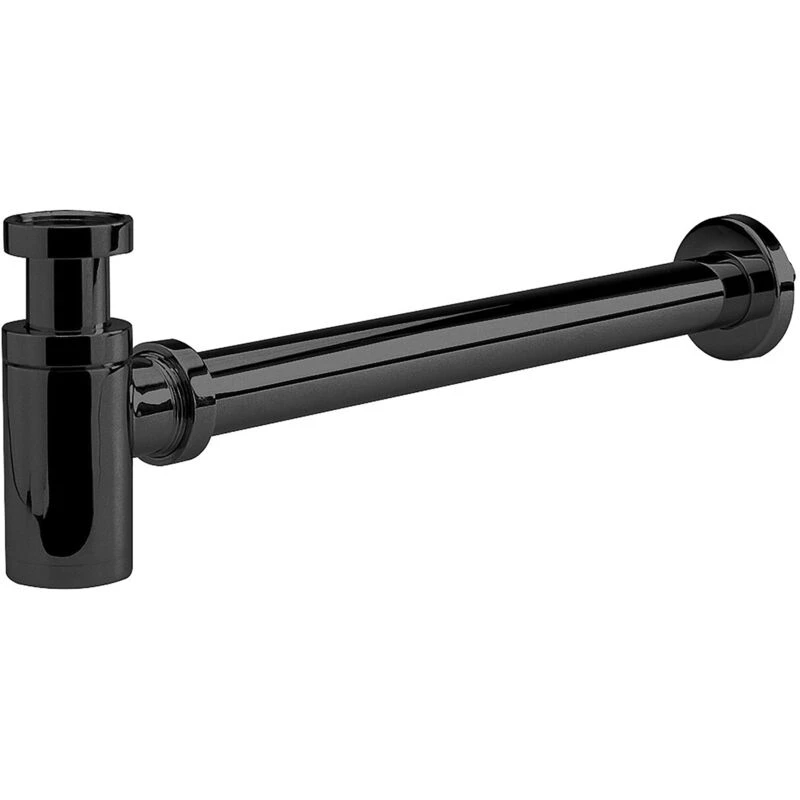 Image of NUIE Nuie - Matt Black Minimalist Bottle Trap with 300mm Extension Tube - EK402 EK402