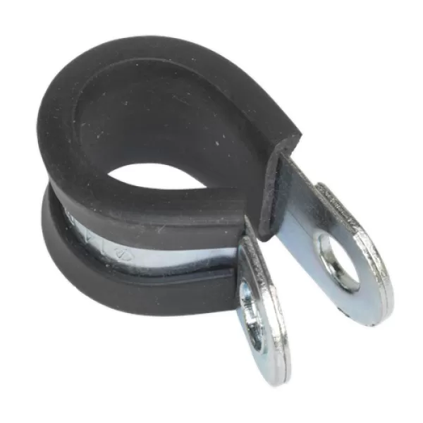 Image of Genuine SEALEY PCJ13 P-Clip Rubber Lined Ø13mm Pack of 25