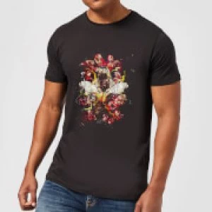 Image of Avengers Endgame Distressed Thanos Mens T-Shirt - Black