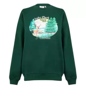 Image of Daisy Street Leah Sweatshirt - Green