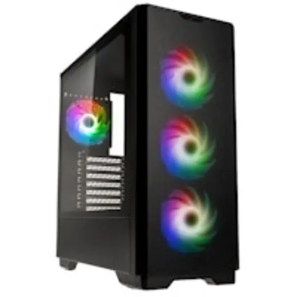 Image of Kolink Unity Solar ARGB Mesh Midi-Tower Case - Black