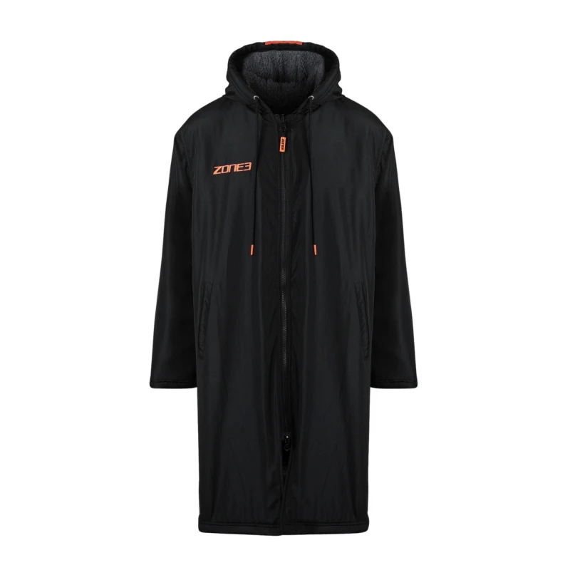 Image of Parka Robe Black/Orange unisex Small