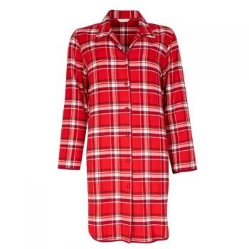 Image of Cyberjammies Check Nightshirt - Burgundy Check