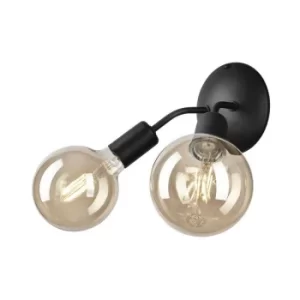 Image of Viggo Wall Light Black, 2x E27