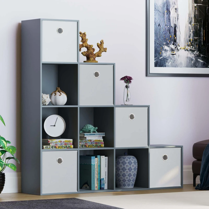 Image of Lassic 10 Cube Storage Unit (G) + Set of 5 Storage Cubes White unisex 10 Unit