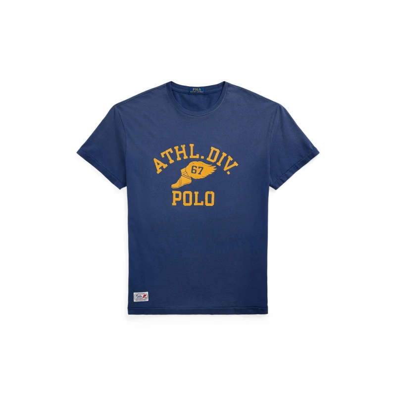 Image of Polo Ralph Lauren Mens Regular Fit T-Shirt Rustic Navy male L