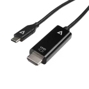 Image of V7 V7UCHDMI-1M video cable adapter USB Type-C 3.2 Gen 1 HDMI Black
