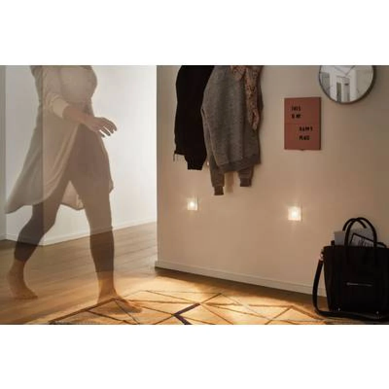 Image of Paulmann Paulmann 92923 LED recessed light (+ motion detector) LED (monochrome) Built-in LED 2.7 W White (glossy) 92923