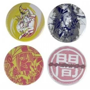 Image of Yu Gi Oh Dark Magician Girl 4 Piece Pin Set
