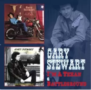 Image of Im a Texan/Battleground by Gary Stewart CD Album