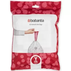 Image of Brabantia PerfectFit Bin Liner Dispenser Packs 20L (Size Y)
