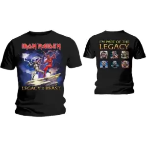 Image of Iron Maiden - Legacy Beast Fight Unisex XX-Large T-Shirt - Black