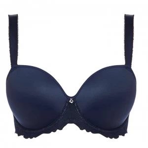 Image of Fantasie Memoir Underwire Smooth Balcony Bra - NAY Navy