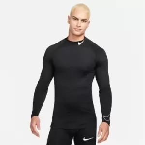 Image of Nike Pro Mens Long-Sleeve Top - Black