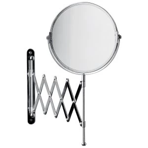 Image of Premier Housewares Wall Mounted Magnifying Mirror With Folding Arm